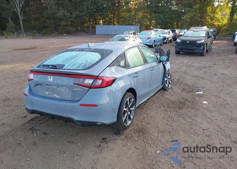 2025 Honda Civic Hybrid Sport Touring from USA, damaged, VIN JHMFL4H99SX001216